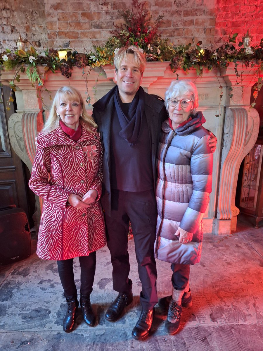 CountessPR's tweet photo. Christmas came early #Hopwoodhall when @HopwoodXIV presented recognition certificates to some of his first volunteers who joined him 8years ago on his journey to renovate his  ancestral home. My fellow @GMLO_UK colleague Anne Sykes DL &amp; I were in attendance. https://t.co/XcfnC4PAI8