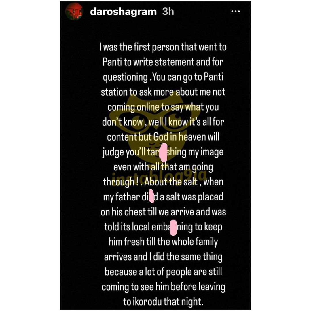 #JusticeForMohbad: Singer’s cousin and PA, Darosha, finally breaks silence