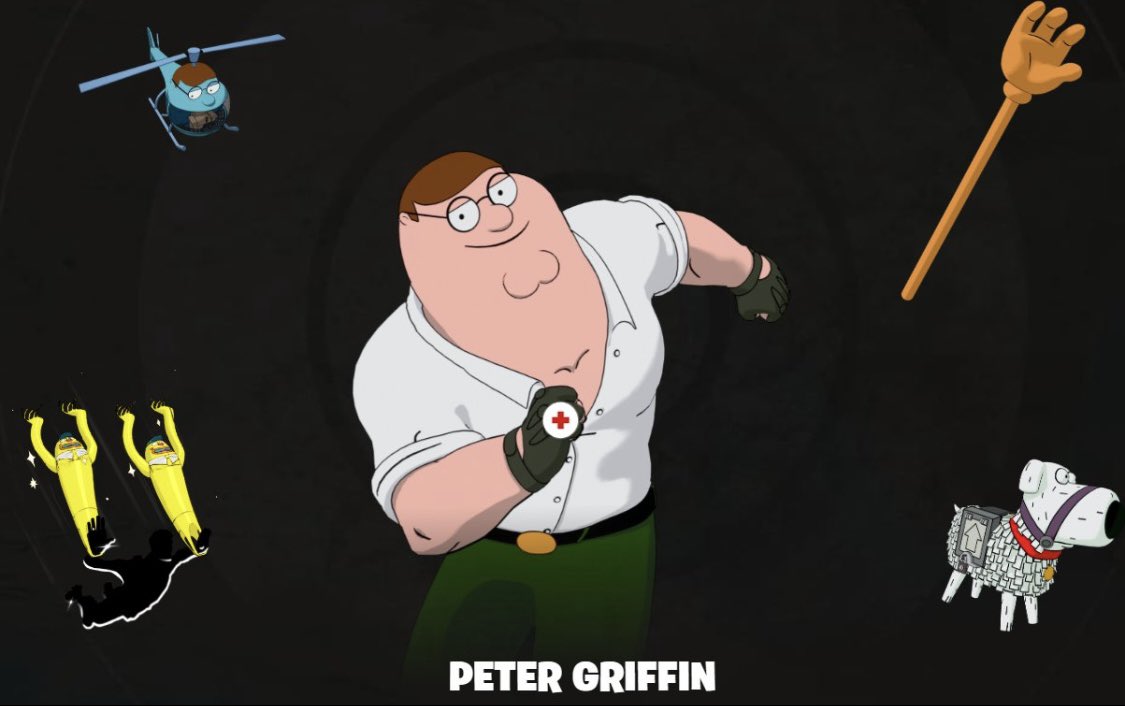 Ayzo09's tweet photo. Peter Griffin skin!!
#Fortnite #FortniteUnderground #FortniteChapter1K #fortnitechapter5
#FortniteBigBang https://t.co/bWrIzhLbQM