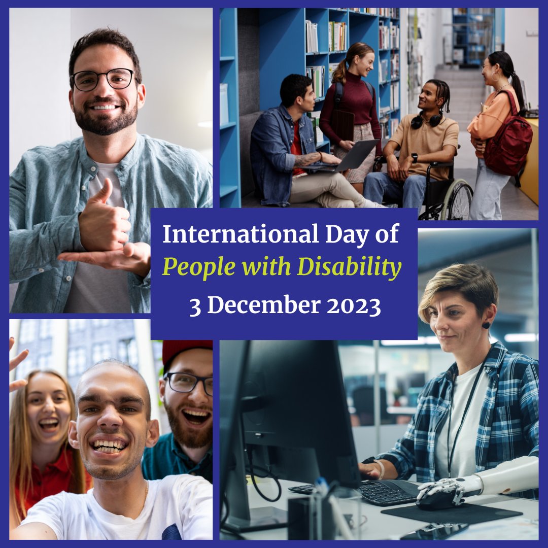 Today we celebrate International Day of People with Disability. We recognise the diverse community of 4.4 million Australians with disability. Learn how we can make opportunities better and fairer for people with disability 👉bit.ly/3Riw5Ed @IDPwD