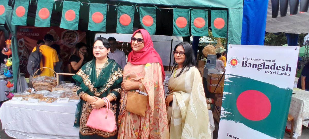 bdhclanka's tweet photo. We are happy to be a part of the International Bazaar &amp; Cultural Extravaganza-2023 arranged by #SLFSA &amp; #GoodMarket in support of the  children's neurosurgical project at the Lady Ridgeway Hospital. https://t.co/xxagQpf6Im