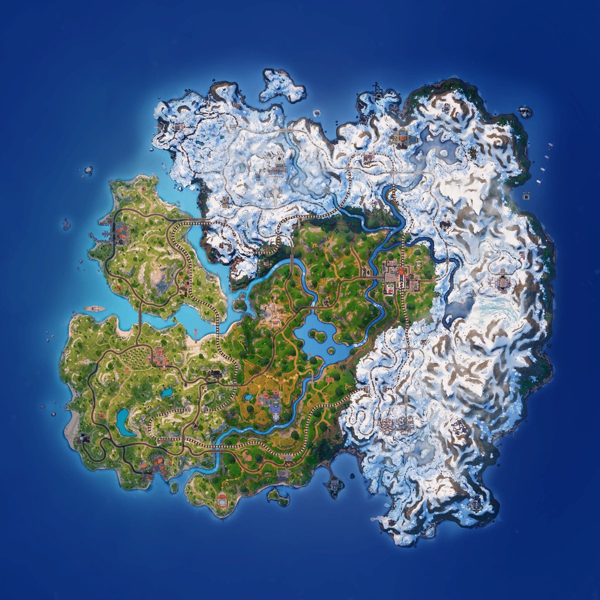 israyko's tweet image. Fortnite map chapitre 5 !