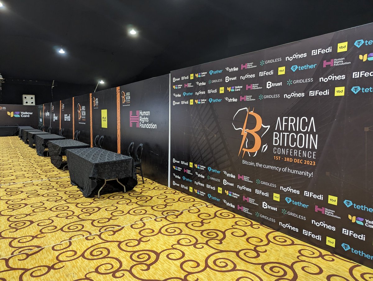 r0ckstardev's tweet photo. gm, are you ready for day 3 of @AfroBitcoinOrg?
#AfroBitcoin #ABC2023 https://t.co/zNHfFJ6sVP