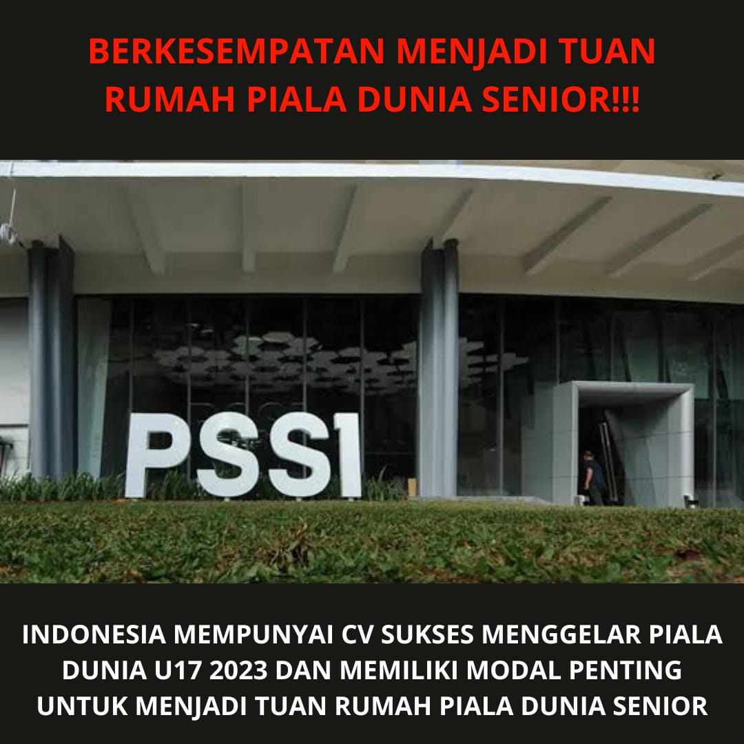 Mempunyai CV sukses menggelar Piala Dunia U17 2023, Indonesia akan berkesempatan menjadi tuan rumah Piala Dunia Senior

#U17Mendunia #PialaDuniaU17 #WorldCupU17 #TiketU17

Jeha Ashraf Malming