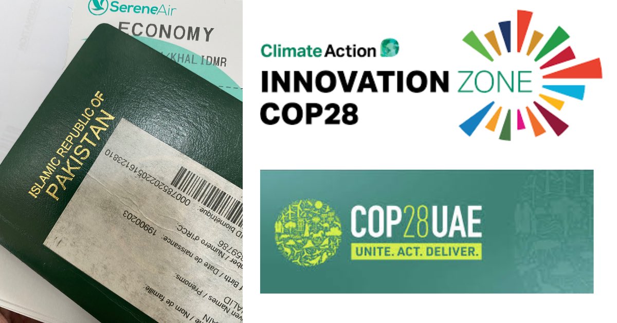 Khalidgraphy's tweet photo. Enroute to #Dubai for #COP28UAE!
Excited to share my idea at the Climate Action Innovation Zone. It's all about reducing food waste, being mindful consumers, and making our world go 'round sustainably with circular economy. Join the green adventure! 🌍🌿
#COP28 #Khalidgraphy https://t.co/1CXSOZj69q