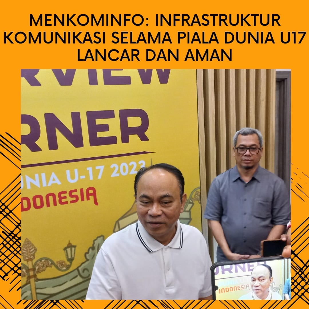Infrastruktur Komunikasi selama Piala Dunia U17 disebut lancar dan aman

#U17Mendunia #PialaDuniaU17 #WorldCupU17 #TiketU17

Jeha Ashraf Malming