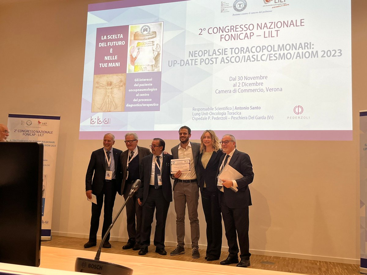 AntoniaVarini's tweet photo. #Fonicap, #Lilt, a #Verona. Dopo le #breast units per il #seno, data la casistica mondiale del #lungcancer, servono le #lung units per il #polmone. Complimenti a chi lavora per aiutare pazienti e familiari.
https://t.co/1hvutGCtVr https://t.co/cimSPEY5eh