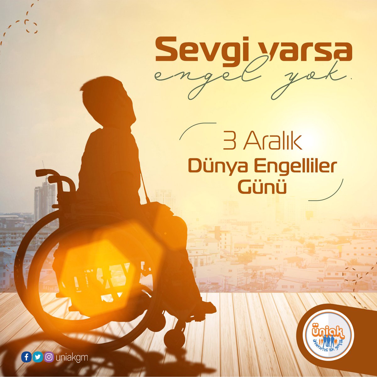 UniakGM's tweet photo. Sevgi her engeli aşar, 
hayatı paylaşmak için engel yok! 💖

Kardeşlerimizin 3 Aralık Dünya Engelliler Günü’nü kutluyoruz.

Farklılıklarımızı kucaklayarak, engelsiz yarınlara adım atacağız. Hep yanınızdayız. 🫱🏼‍🫲🏽✨

#3AralıkDünyaEngellilerGünü

@eyupkadirinan 
@mucahidsuleyman https://t.co/J9BStvYp7p