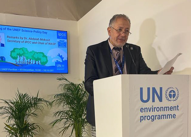 #COP28 | 3 Dec

#IPCC Secretary Abdalah Mokssit addressed the opening of the #COP28 <a href="/UNEP/">UN Environment Programme</a> Pavilion thematic day - Science-Policy.