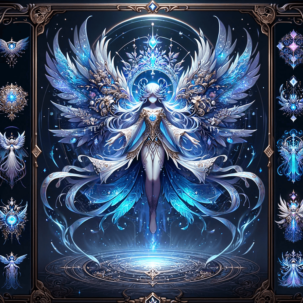 Phantom_SArena's tweet photo. "Elinora Phantomsong." This name reflects her mystical connection to phantoms and music. "Elinora" evokes a sense of elegance and depth. while "Phantomsong" portrays her ability to create and manipulate illusions using music and sound. https://t.co/5IPMUHjRoX