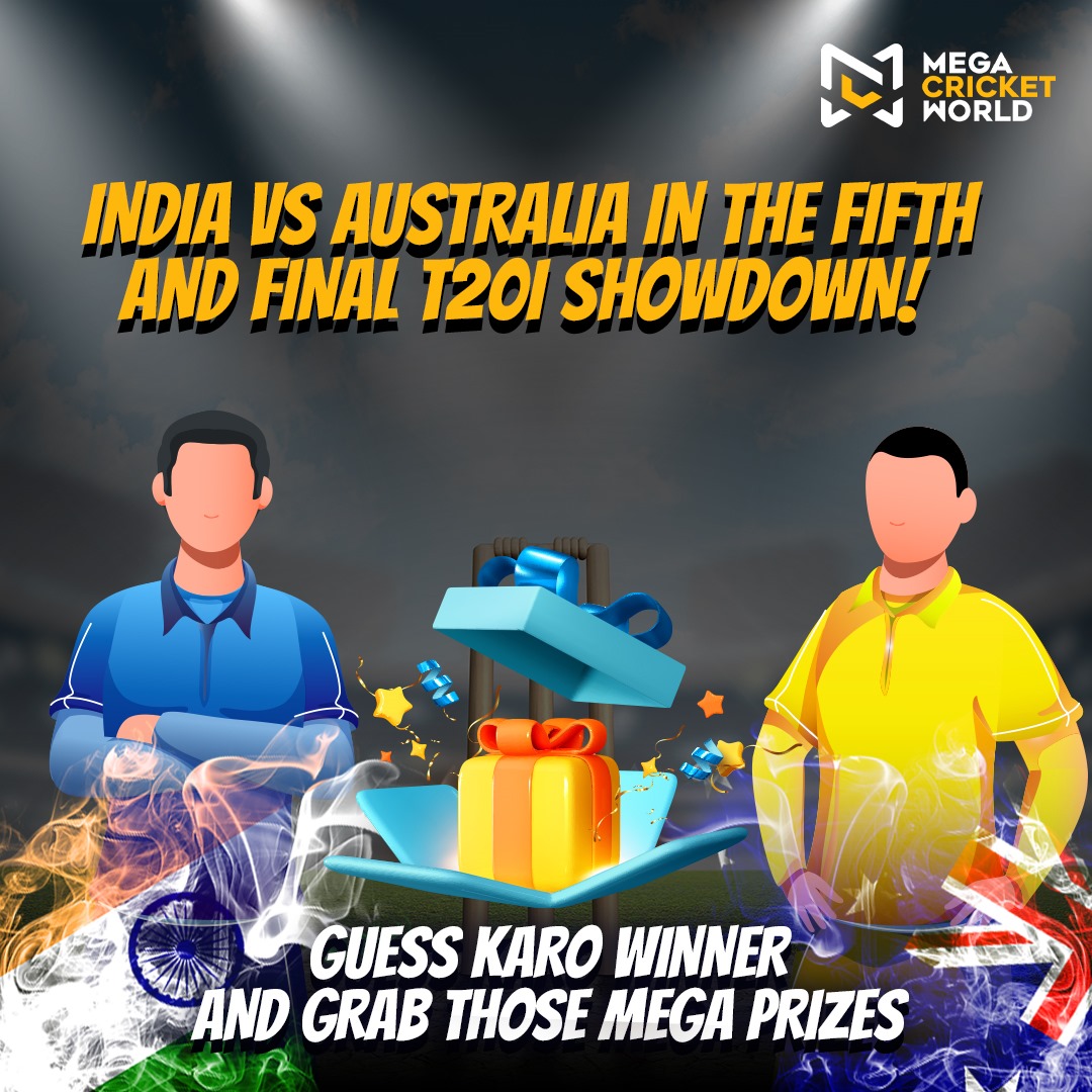 #INDvAUS

Predict who will win to score the iPhone 15 pro!🔥

- Follow @mcworldsocial
- Predict the winner
- Register yourself on the official Mega Cricket World Website 
- Play on it 
🔗 mcwlnk.co/u0b0
- Tag one friend

 #IndiaVsAustralia  #SuryaKumarYadav #ShreyasIyer