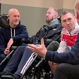 Jaynes__World's tweet photo. @BBCBreakfast's coverage of Kevin Sinfield's epic #7in7in7 on Day 3 in #Birmingham, talking to Zane @pilko71 whose son Jordie @jordpilk14 had just completed his training as a #RoyalEngineer before being diagnosed with motor neuron disease #MND at the age of 22.

Bless you all ❤️ https://t.co/3UZB0deToX