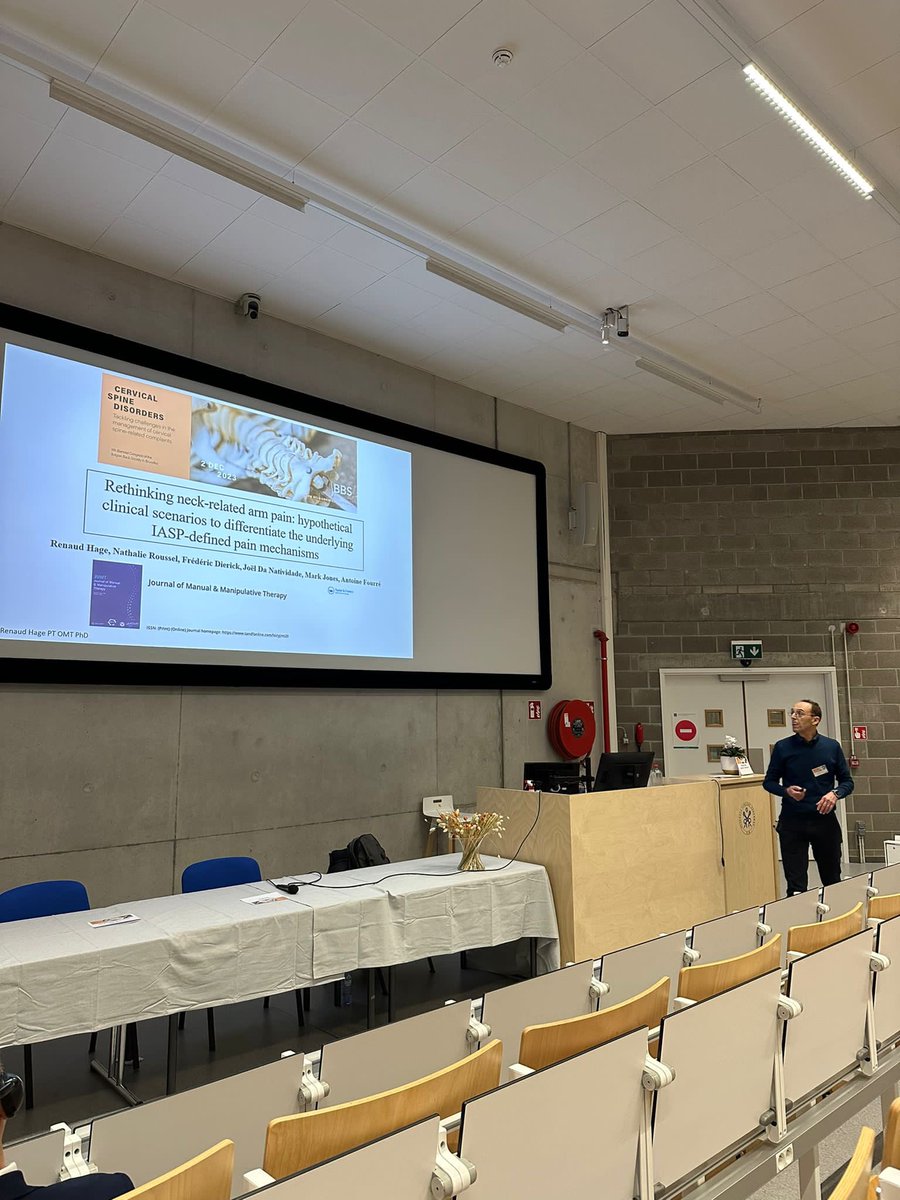RenaudHage's tweet photo. After the congress in Tunisia organized by ETMA. I’m presenting the neck radicular pain without/with neuropathy in #BBS. And our new paper in #JMMT https://t.co/8vZZO2Ms49