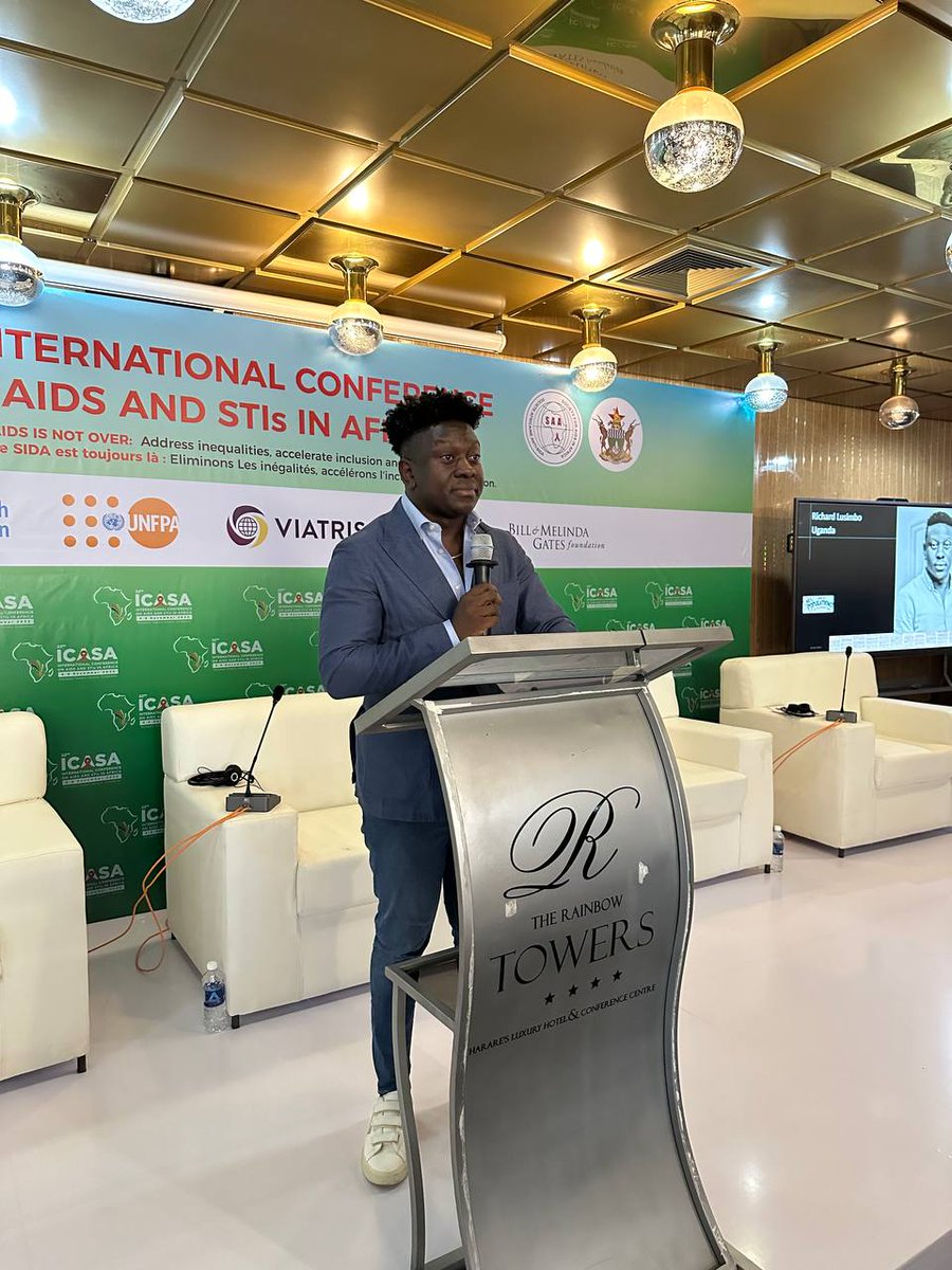 .<a href="/richardlusimbo/">Richard Lusimbo</a>'s keynote, is focused on human rights, criminalization, decriminalization: the Case for Africa. He's sharing insights on the path towards decriminalization &amp; the crucial role of advocacy in shaping a more just and equitable future for key populations. #ICASA2023