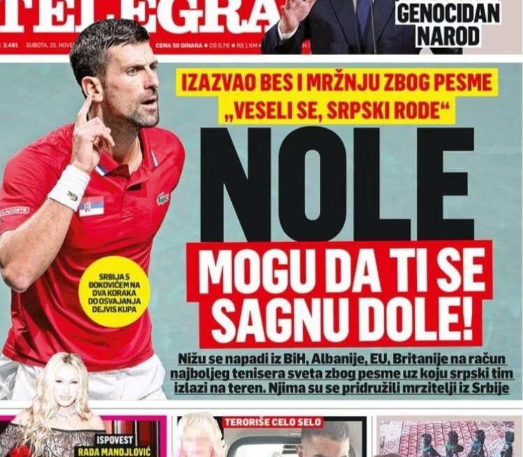 Dostojan naslednik naslova "Mogu da ti popuše reket, Novače".