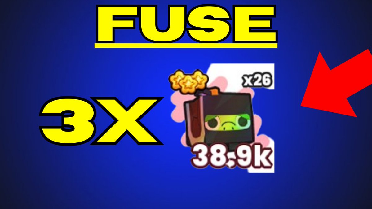 FusingPet80341's tweet photo. What happens when you fuse 3 mythical ninja pet On pet simulator 99?
ANS: https://t.co/88H7qCwW3H
#petsim99 #petsimulator99 #petsimulator #fusingpet https://t.co/7kKqgszXwW