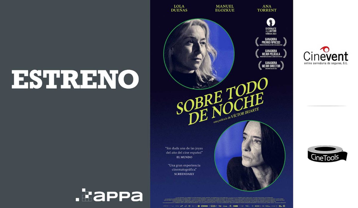 🔊 El pasado 1 de diciembre se estrenó la película "sobre todo de noche", dirigida por Víctor Iriarte.

🎞 La historia comienza cuando Vera era joven, no pudo hacerse cargo de su hijo y tuvo que darlo en adopción.