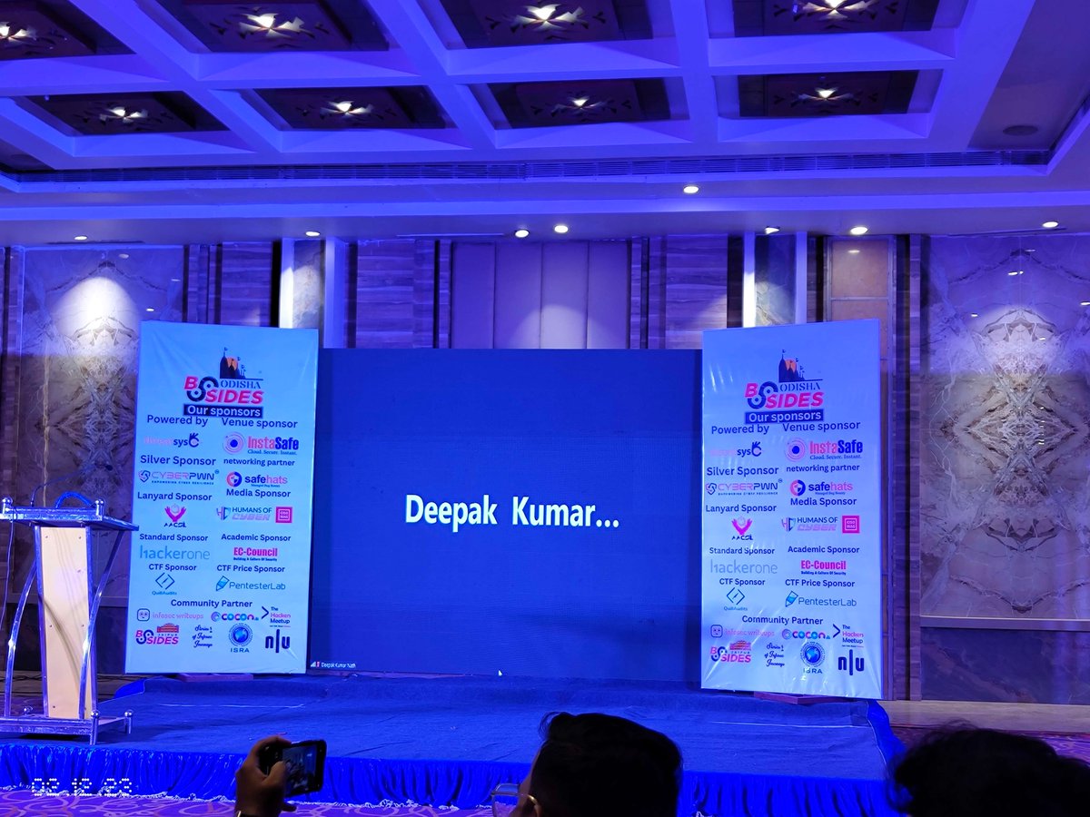 Team <a href="/InfoSecComm/">InfoSec Community</a>'s ambassadors attended <a href="/bsidesodisha/">BSidesOdisha</a> yesterday as official Community Partners.🎉

If you bumped into us, leave a comment below.👇