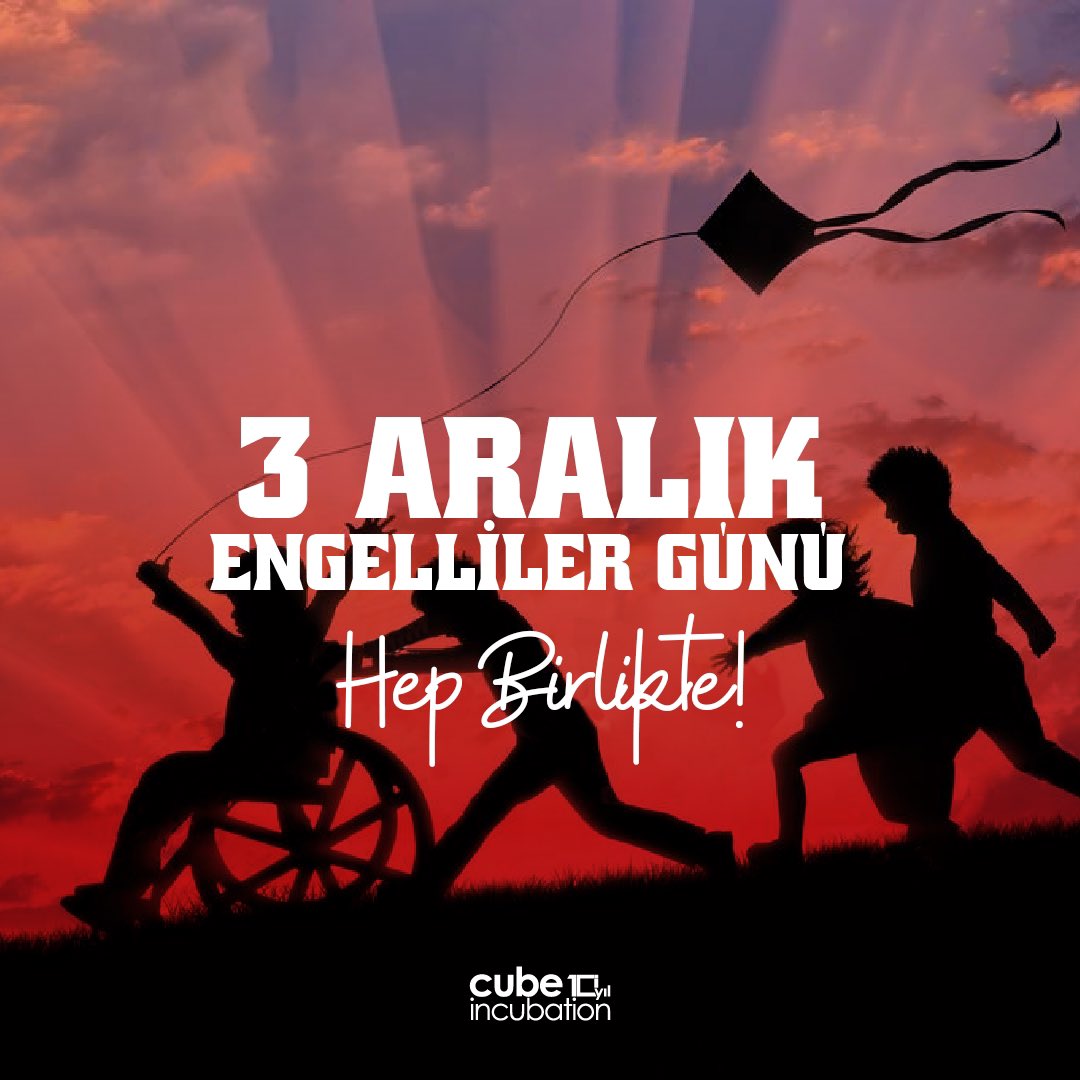 Bir gün değil, her gün hep birlikte beraberiz.

#3AralıkDünyaEngellilerGünü