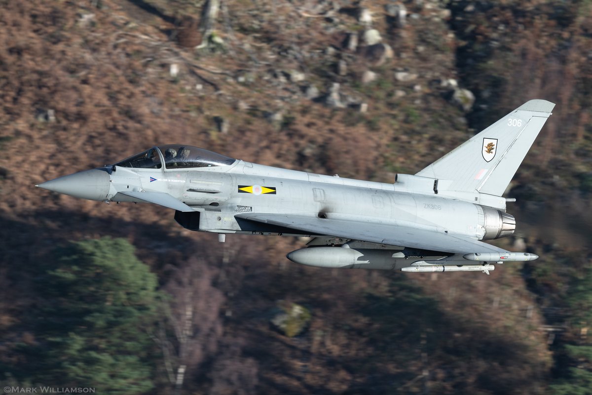A fully marked Typhoon on Friday from 11 SQN HAVOC flight. @RAFConingsby