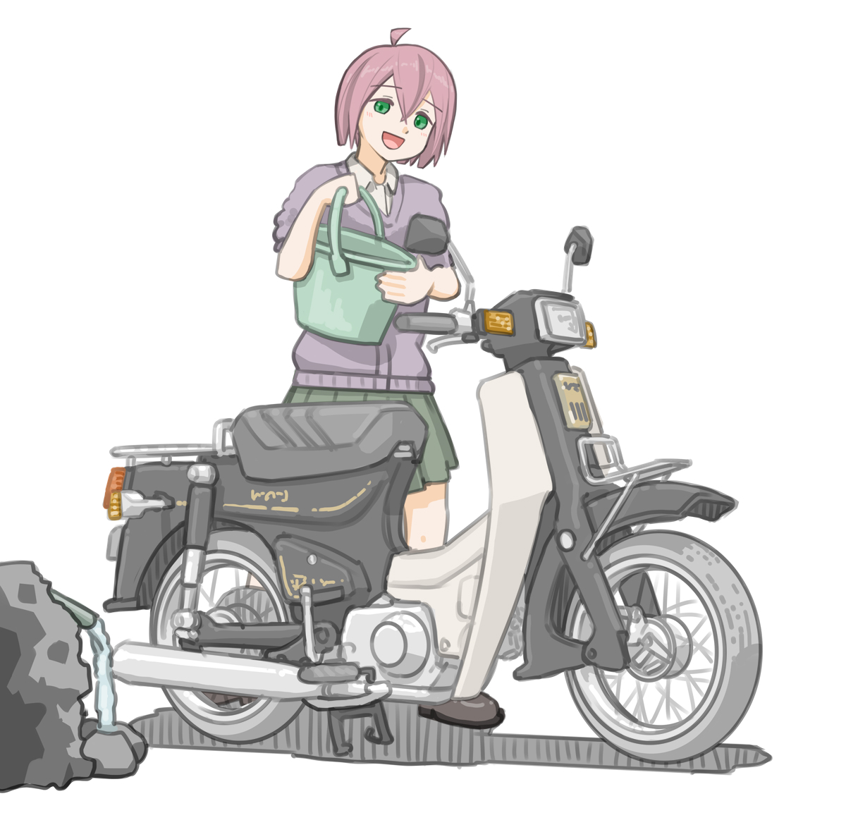 「先週のイラストまとめです!! 今週もよろしくお願いいたします (1/1)」|きわみらい@バイクJKのイラスト描きのイラスト