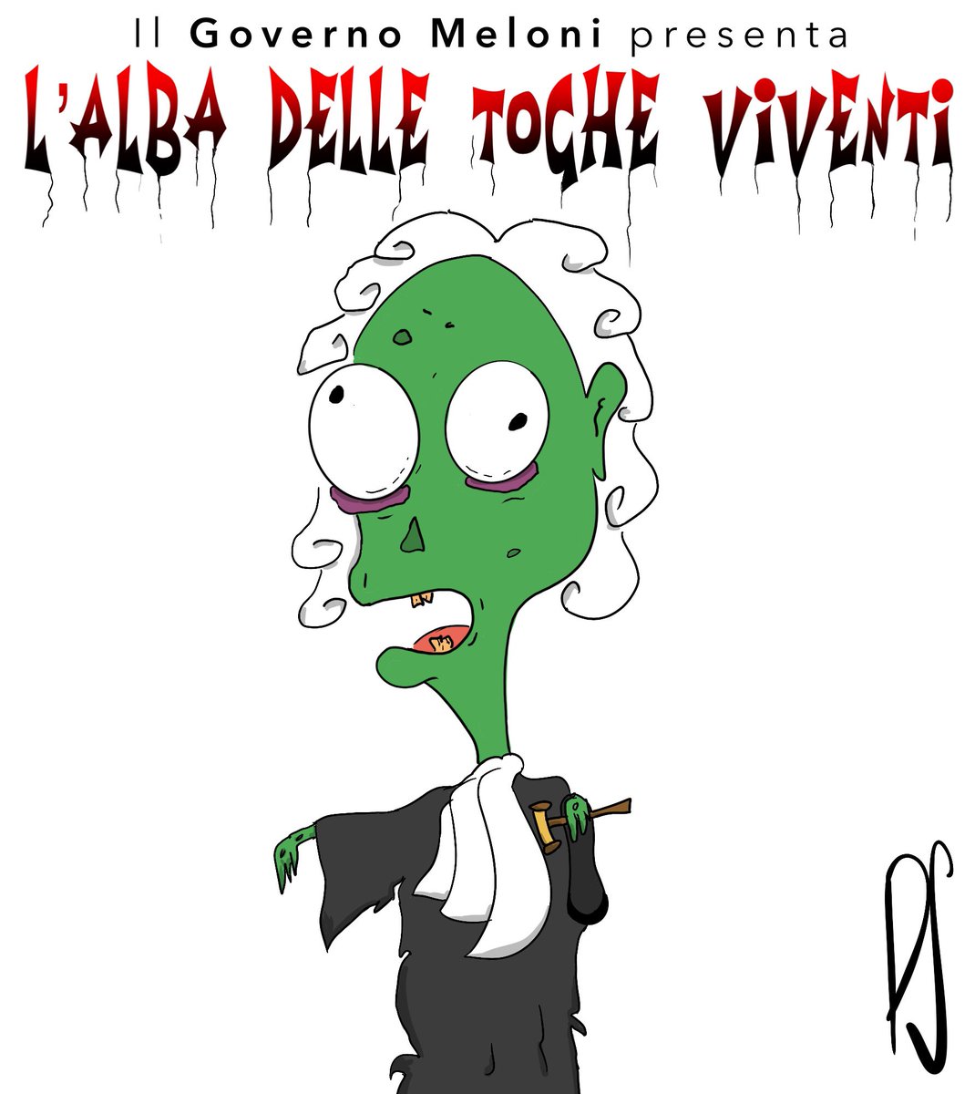 Pepito_strozzap's tweet photo. horror #satira #vignette #humor #politica #pepitostrozzapreti #giustizia #magistratura #tribunali #esecutivo #costituzione #meloni #destra #crosetto #fratelliditalia v https://t.co/MmYiB1SCrm