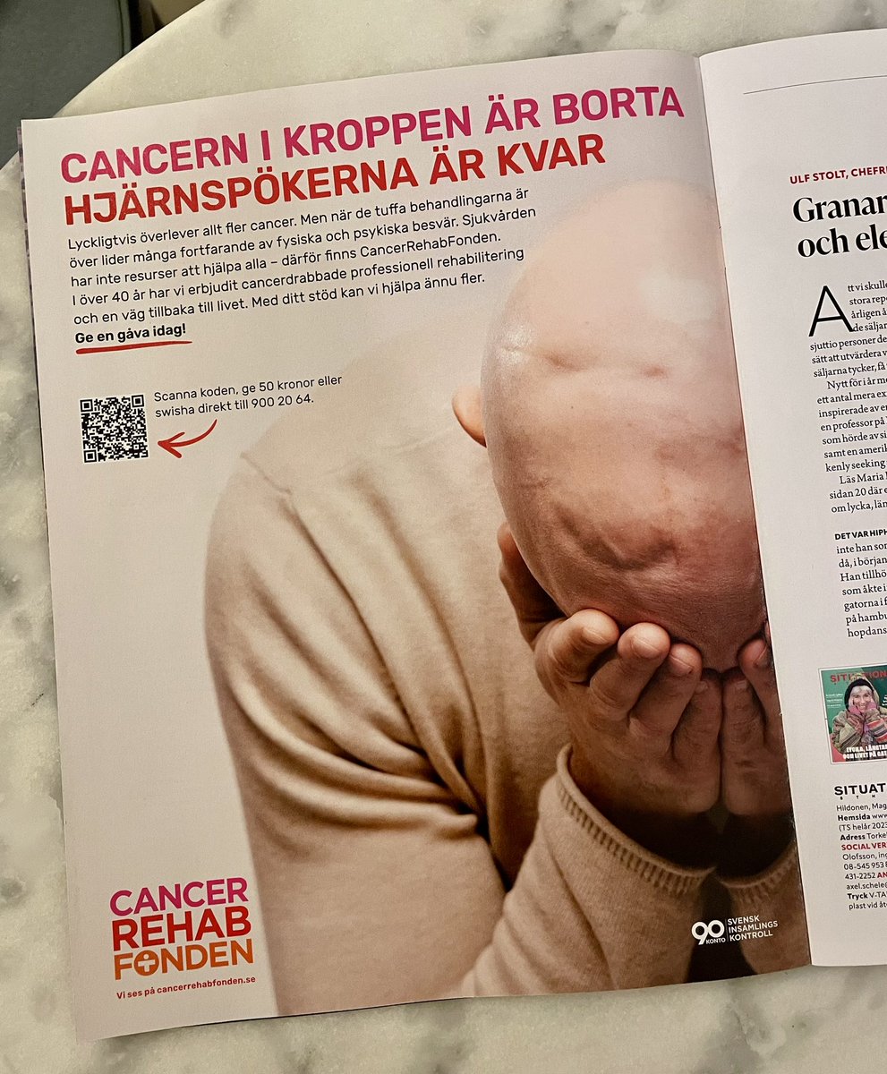 PiaWatkinson's tweet photo. Swisha 9002064 så att fler kan få rehabilitering efter cancer. https://t.co/9kIVTSfvpD https://t.co/TlbiJlsu9z