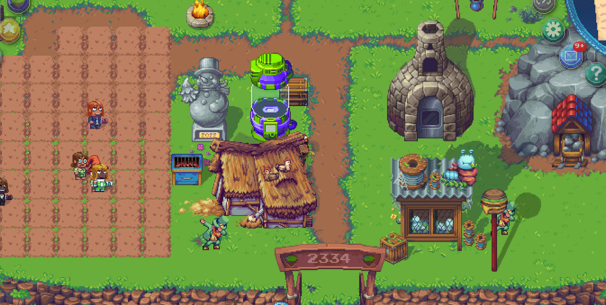 Playing <a href="/pixels_online/">Pixels</a> with #MocaFam. I bought land 1 year ago, now prices are above 1 ETH and this is not the limit. Come to my land 2334, welcome!