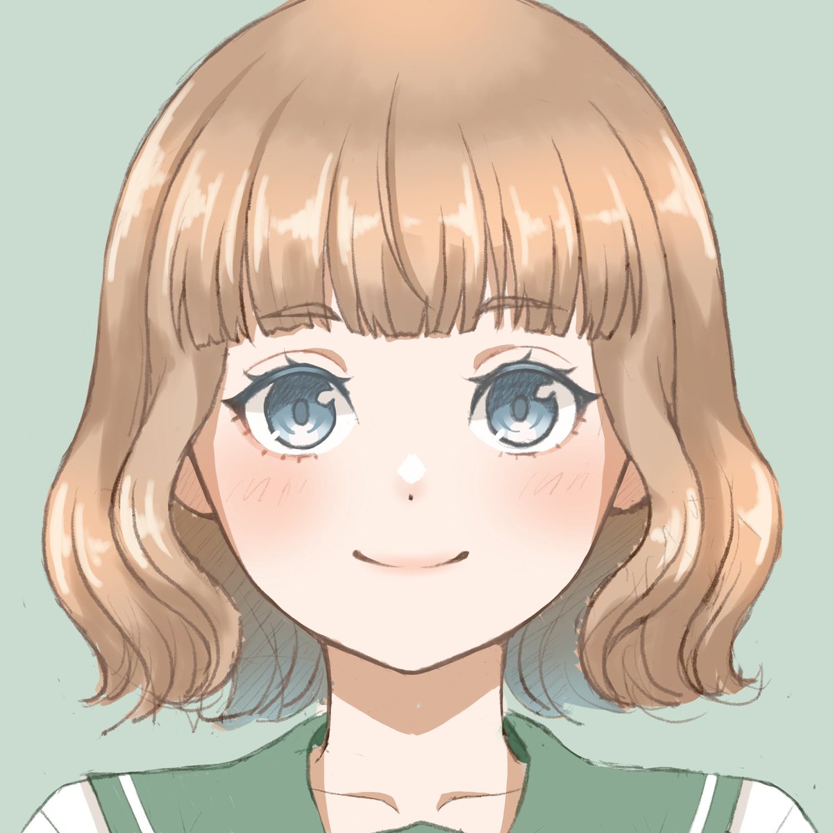 mee_illust_'s tweet photo. 半年くらい人物のイラスト描いてなかったので、描き方塗り方ちょっとずつ思い出しながらリハビリ中... https://t.co/fgZaPaa1Ga