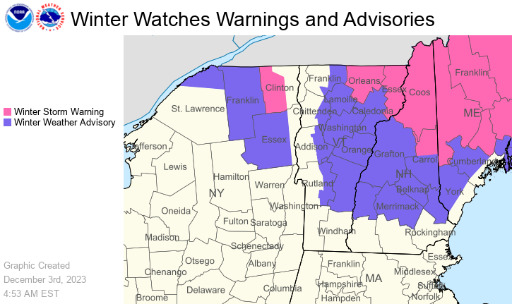 NWS Burlington tweet media