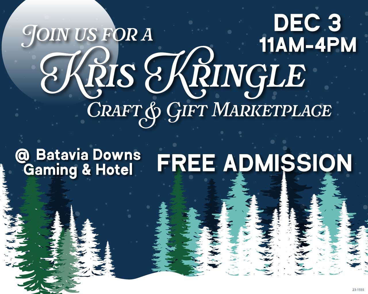 Batavia Downs Gaming on X: Today from 11am-4pm! 🎅 Join us inside