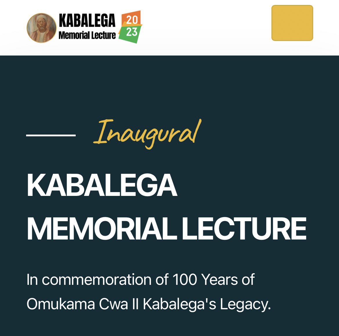 In commemoration of the 100 Years of Omukama Cwa II Kabalega’s Legacy there will be an Inaugural Kabalega memorial lecture at Serena Hotel ,Victoria Hall on the 18th of December.
Be There! 
#100YearsofKabalega 
#KabalegaMemorialLecture