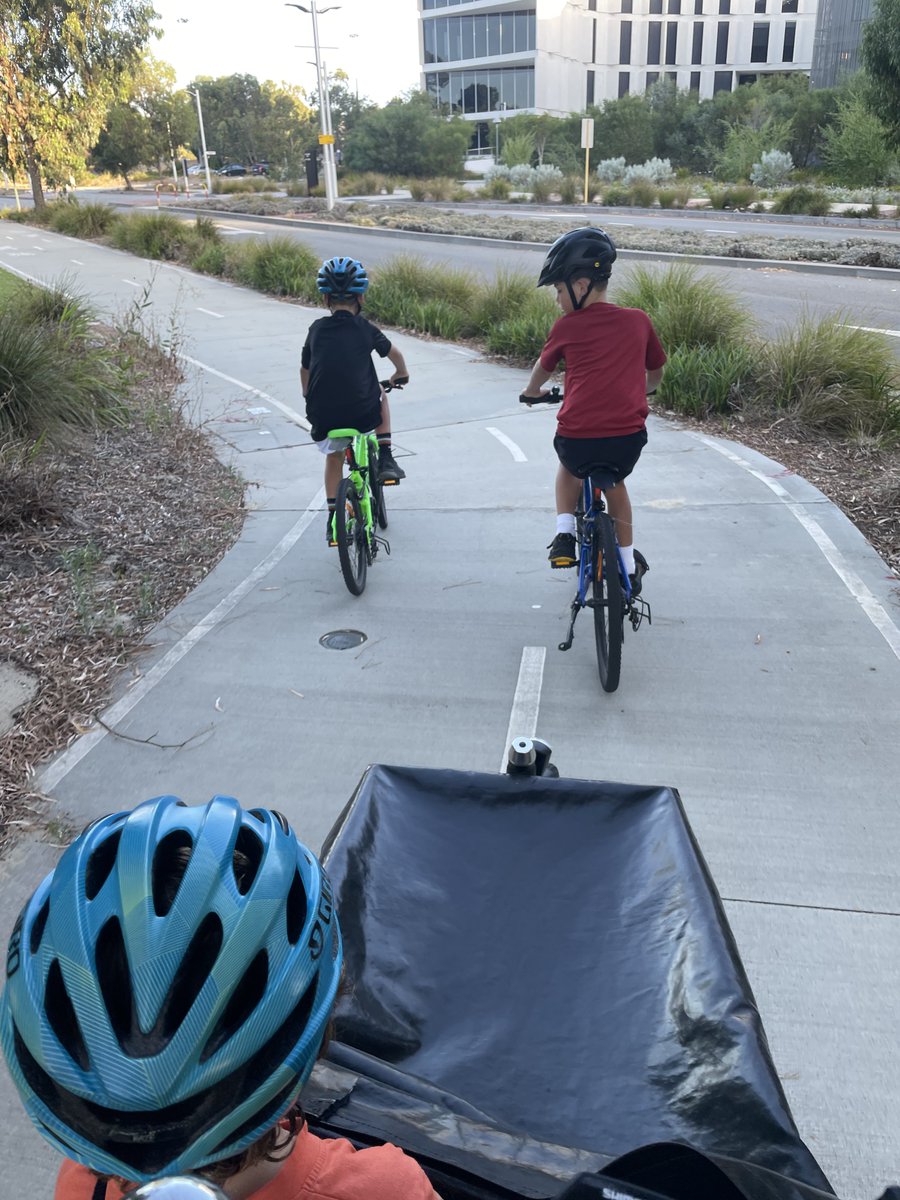 mattroot80's tweet image. He needed more encouragement than our eldest, but our middle son has flown the cargo bike nest. 

He’s enjoying the independence and freedom of biking himself around (with words of ‘support’ from his older brother!). 

Now just me and my youngest living the cargo bike dream!