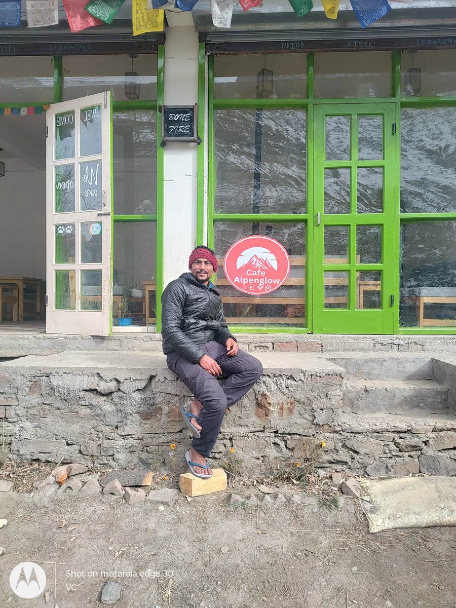 MaverickBunny's tweet photo. Meet Mr. Dipin Dahiya, the visionary behind Cafe Alpenglow Nestled 4 kms from Sissu towards Tandi, it's a haven with WiFi, freshly cooked delights, and cozy rooms. Show some love to this startup gemβyour visit means the world!βποΈ #SupportStartup #SissuTandi #Lahaul #Himachal https://t.co/H7BcmjxwC8