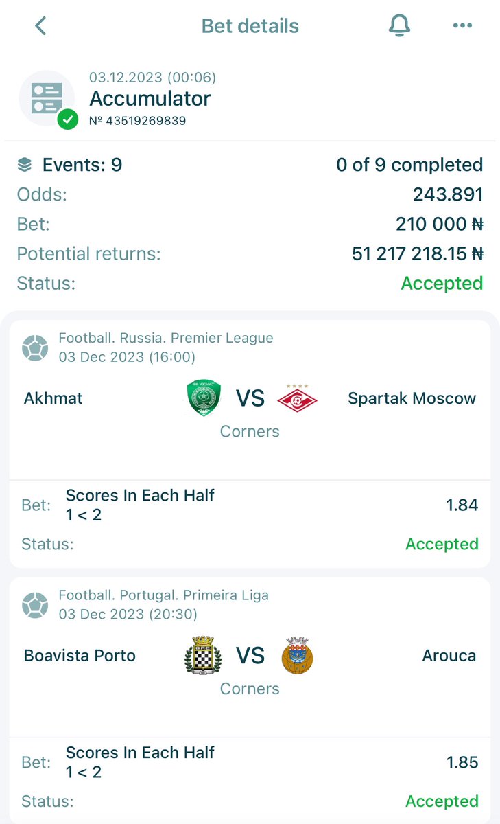 mrbayoa1's tweet photo. 9 Games only! 250 odds on 22BET

Code: 5HTEK 
New to 22BET

👇🏿REGISTER HERE FOR GUARANTEED BONUS✅️

https://t.co/4w82oOB4yI https://t.co/3X27JtjuSD