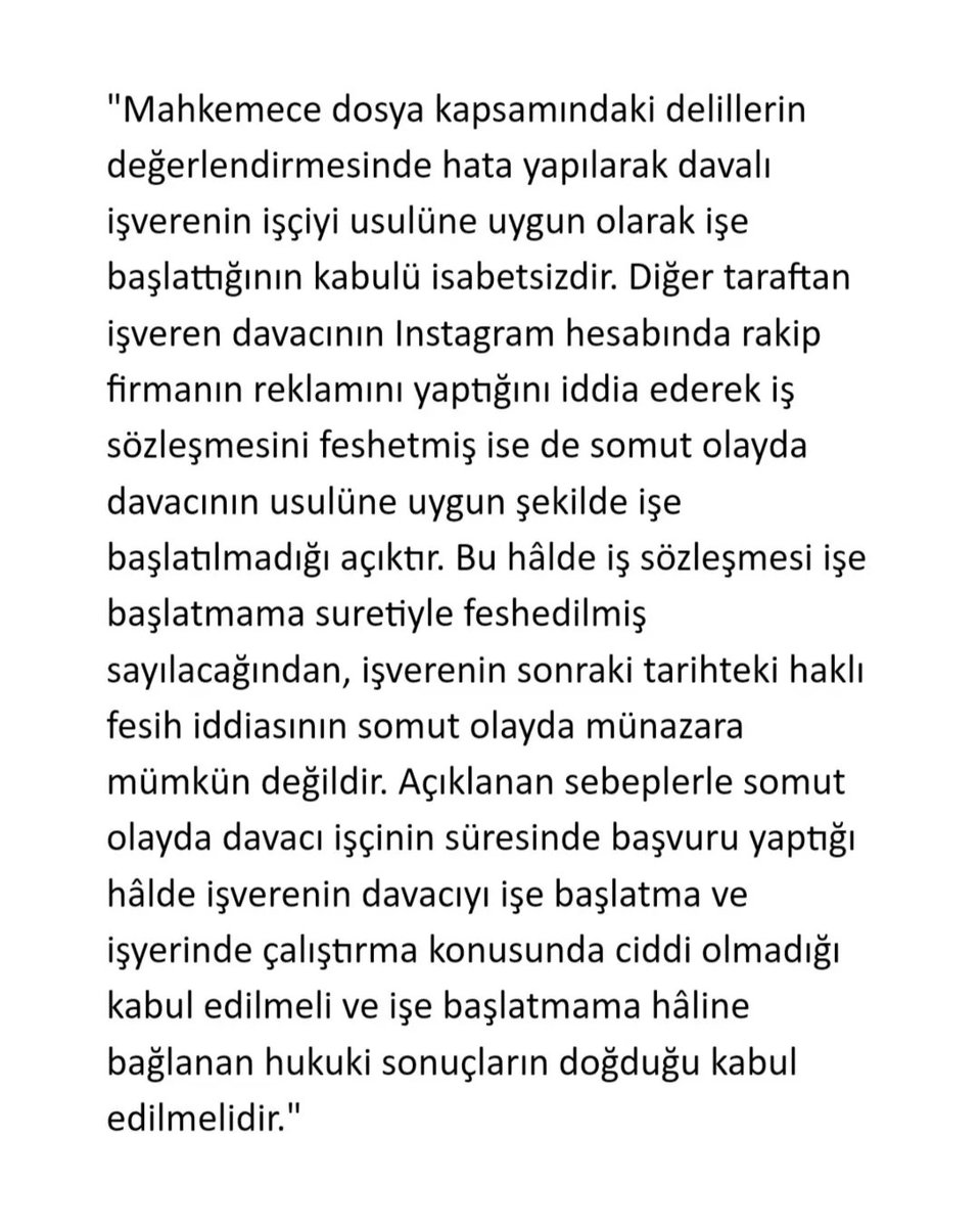 İş'e iade davalarına ilişkin Emsal Yargıtay Kararı

Yargıtay 9. HD. 05.04.2023 tarih, 2023/2271 E. 2023/5012 K.