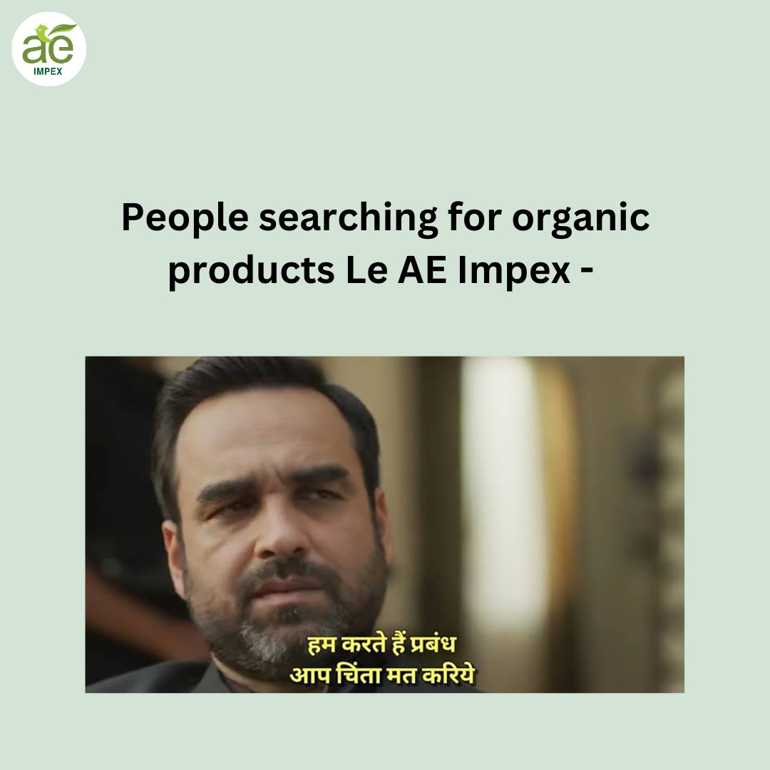 Looking for Organic products join AE Impex and enjoy fresh and organic products 

#aeimpex #organicfood #freshfood #healthychoices