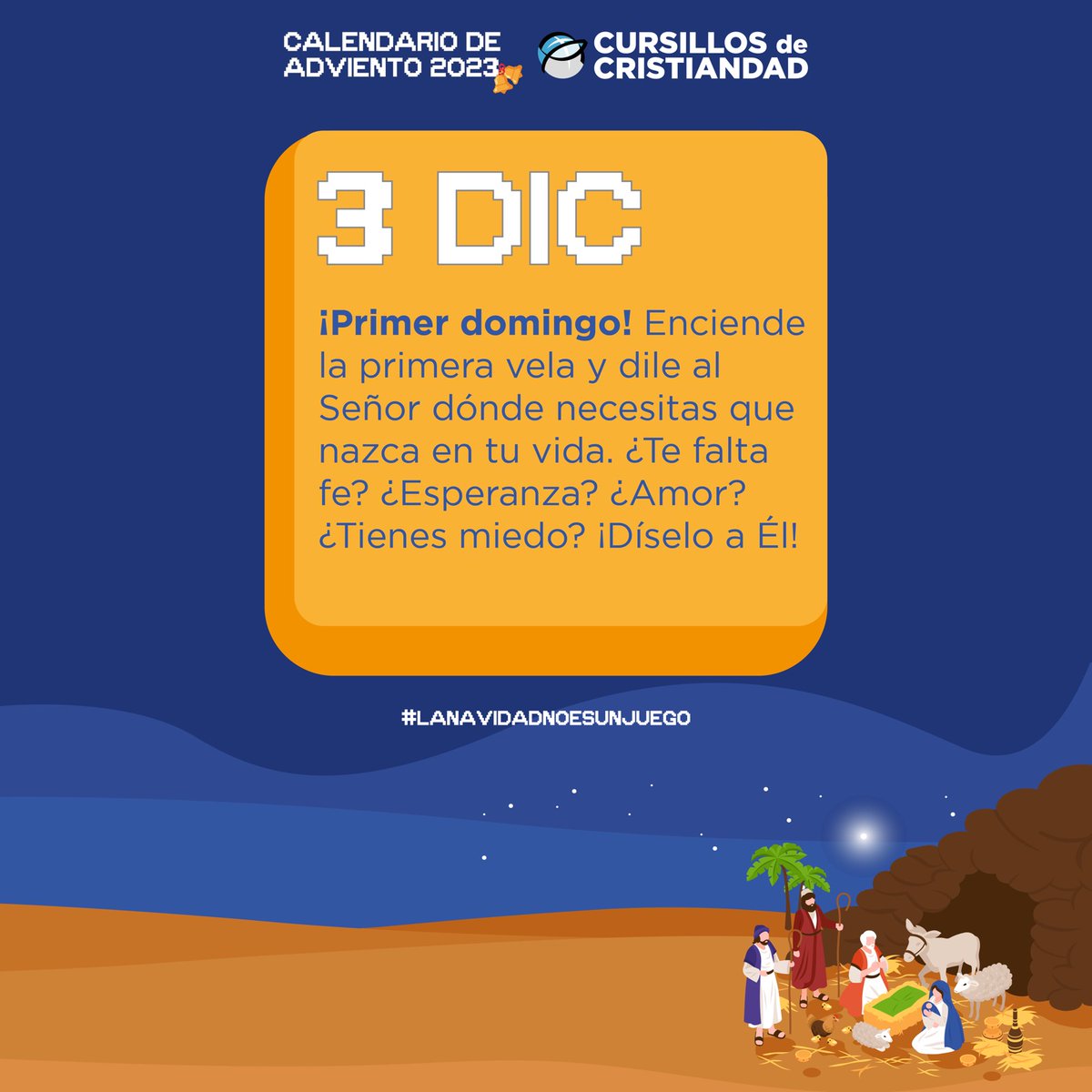 Comienza el #Adviento, camino de preparación a la venida de Jesucristo a nuestra historia. Ven, Señor Jesús!