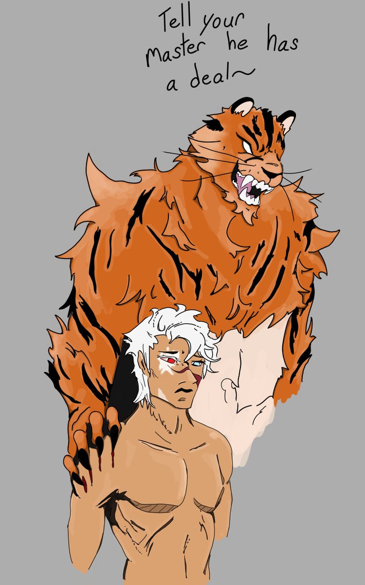 Ignis_Fatuus21's tweet photo. Nothing more than a token for trade
#art #traditionaltodigital #digital #coloring #color #tiger #man #furry #slave #tragic #token #trade #character #oc #originalcharacter https://t.co/OV3qFijVgs