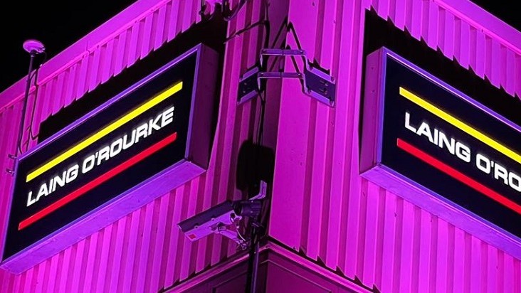 Laing_ORourke's tweet photo. Today we are marking International Day of Persons with Disabilities. Supporting #PositivelyPurple, a selection of our UK projects and offices are proudly showing their commitment to disability inclusion by illuminating their buildings.
#PositivelyPurple #PurpleSpace #PowerUp https://t.co/3ANPRneJUB