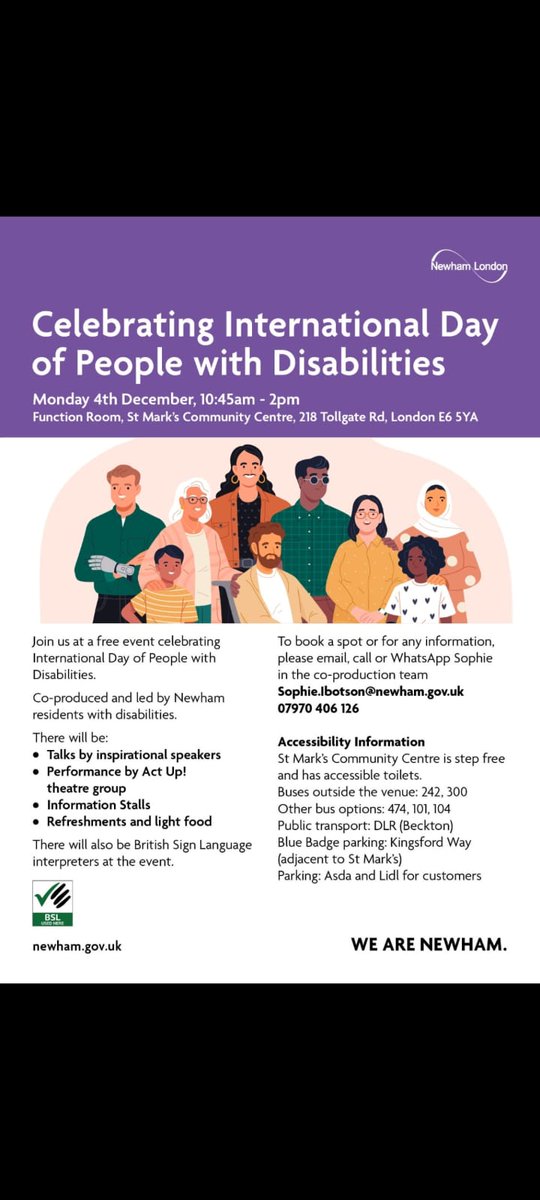 #InternationalDayofPeoplewithDisabilities
#InternationalDayOfDisabledPersons
#InternationalDisabilityDay2023
Let's come together and celebrate what disabled people are capable of doing. We want change, we want  #Equality #Empathy
#MentalHealthAwareness
#TraumaAwareness & more💜