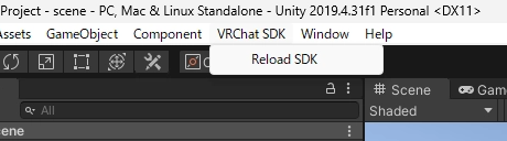 cbhgl's tweet photo. 【お手上げ】VRChat SDKにShow Control Panelが表示されず「Reload SDK」だけ問題

前提
・2019.4.31f1
・SDKを入れてもAssetにはVRCSDKのフォルダはない（Packageにはある）（「UdonSharp」のフォルダもない、Assetフォルダは完全にEmplyからスタート）
・Runtime Versionが4.x

試したことはツリー↓ https://t.co/xXrB2uvMm6