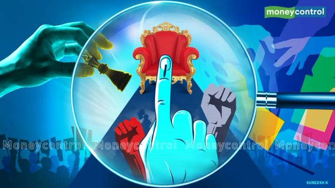 moneycontrolcom's tweet photo. #ElectionWithMC | The last time a #Congress CM was in power in #Bhopal:
✴️Manmohan Singh was yet to become PM
✴️Narendra Modi was still a first-term CM in Gujarat
✴️Barack Obama wasn't even a US senator
Seven takeaways from Super Sunday for 2024 elections 👇
https://t.co/kQnFx0yiPm
@nalinmehta | #Elections2023