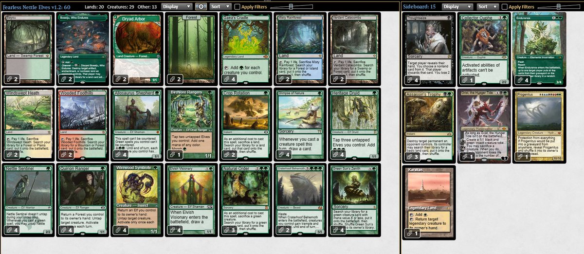 Dusted off an old favorite and put up my first 5-0 in a while; I like this better than Fiend Artisan at the moment. Fast enough to race combo, and can still beat Bowmaster with Allosaurus Shepherd/ Natural Order.

Look for some future streams of this at twitch.tv/hymnrackgomtg!