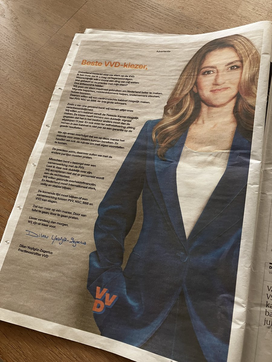 Blijft bijzonder. De <a href="/VVD/">VVD</a> richt zich in dit bericht enkel op thema's van de <a href="/PVVpers/">PVV | Partij voor de Vrijheid</a> (24%) en laat onbenoemd de onderwerpen Klimaat, Oorlog in Oekraïne, Europa, beheersbaarheid van de Zorg etc..