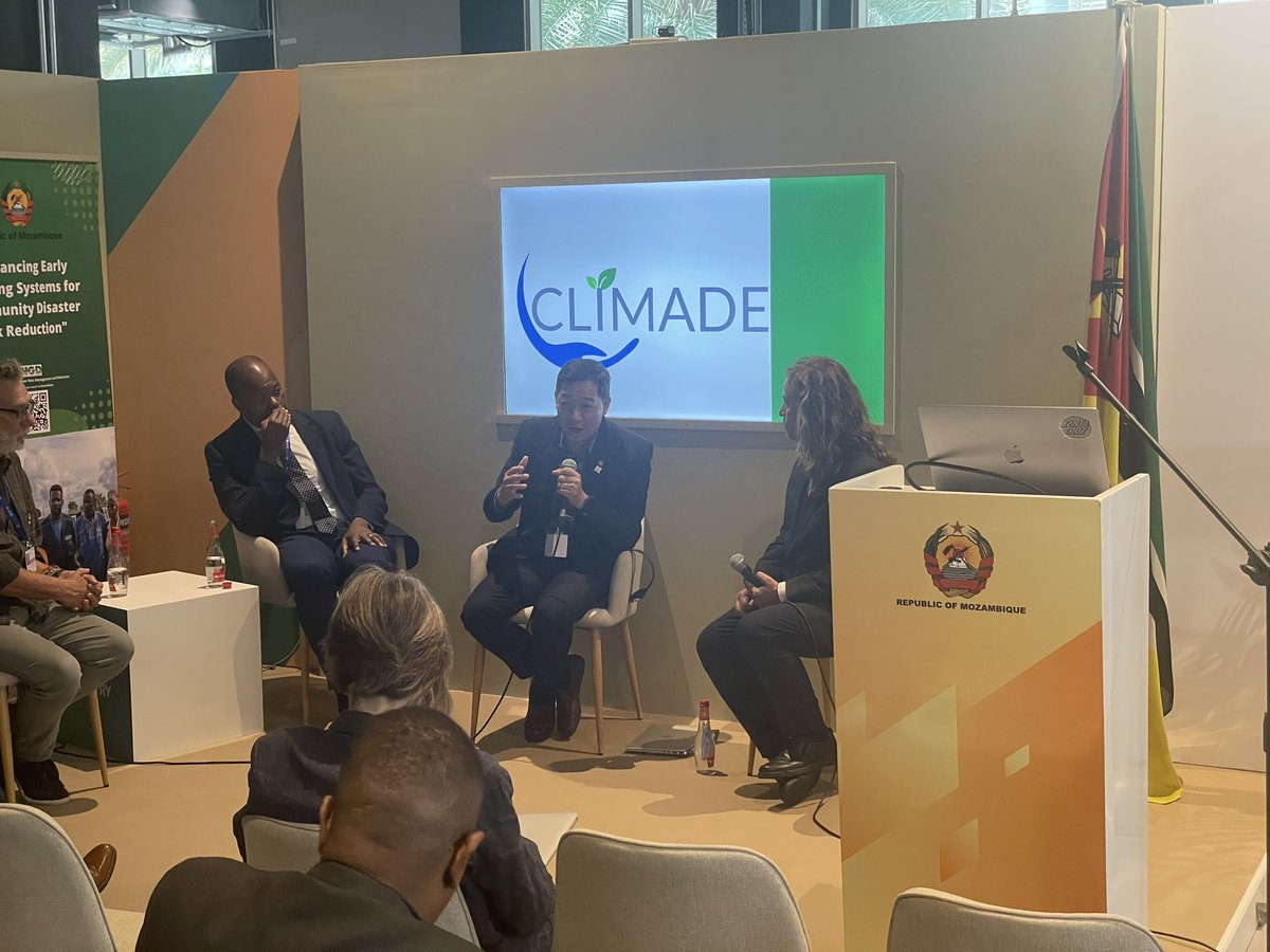 At the Mozambique pavillion <a href="/hung_cenpher/">Hung Nguyen-Viet</a> mentioned we cannot wait for funding but governments need to invest their own funding in #onehealth and we need to work together <a href="/ILRI/">ILRI.org</a> <a href="/OHRECA_ILRI/">One Health Centre in Africa</a>