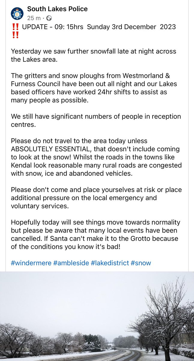Please share this request from <a href="/SouthLakesPol/">South Lakes Police</a>.
