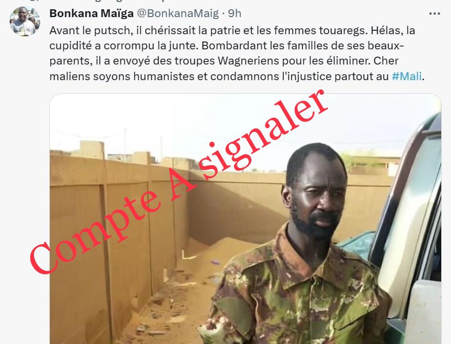 🇲🇱 Après plusieurs tentatives de vouloir éternue ma réputation coûte que coûte, les désespérés n’ont autre moyen que d’utilisé mes photos sur leurs comptes, pour continuer leur campagne de “Fake New et de sabotage contre les autorités de Transition ” Attention à ce compte.