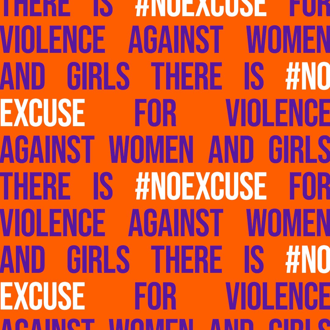 🔶Reversing progress on women’s rights is unjustifiable. 🔶Committing violence against women and girls? There is #NoExcuse. #16DaysActivism #OrangeTheWorld
