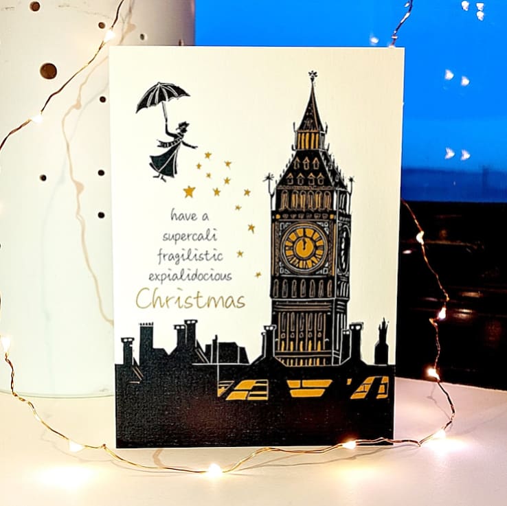 maddybennettart's tweet photo. Our bestselling Christmas card at @Handcartdesigns - perfect for fans of #marypoppins https://t.co/exF6KUaabh https://t.co/sACigdvqsw